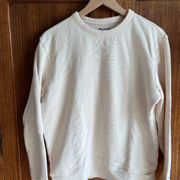 Madewell Cotton-Hemp Terry Sweatshirt / Small - Picture 1 of 6